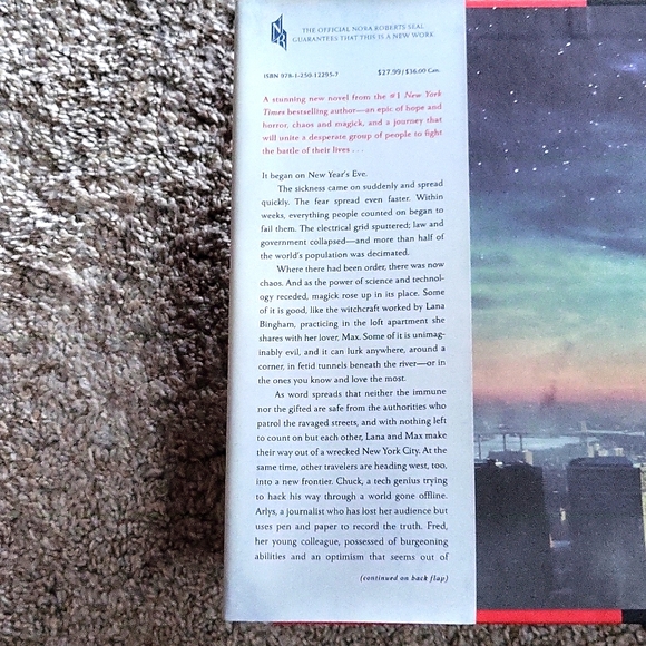 2 Hardcover Nora Roberts Chronicles of the One Series #1 & #2 - Picture 5 of 9